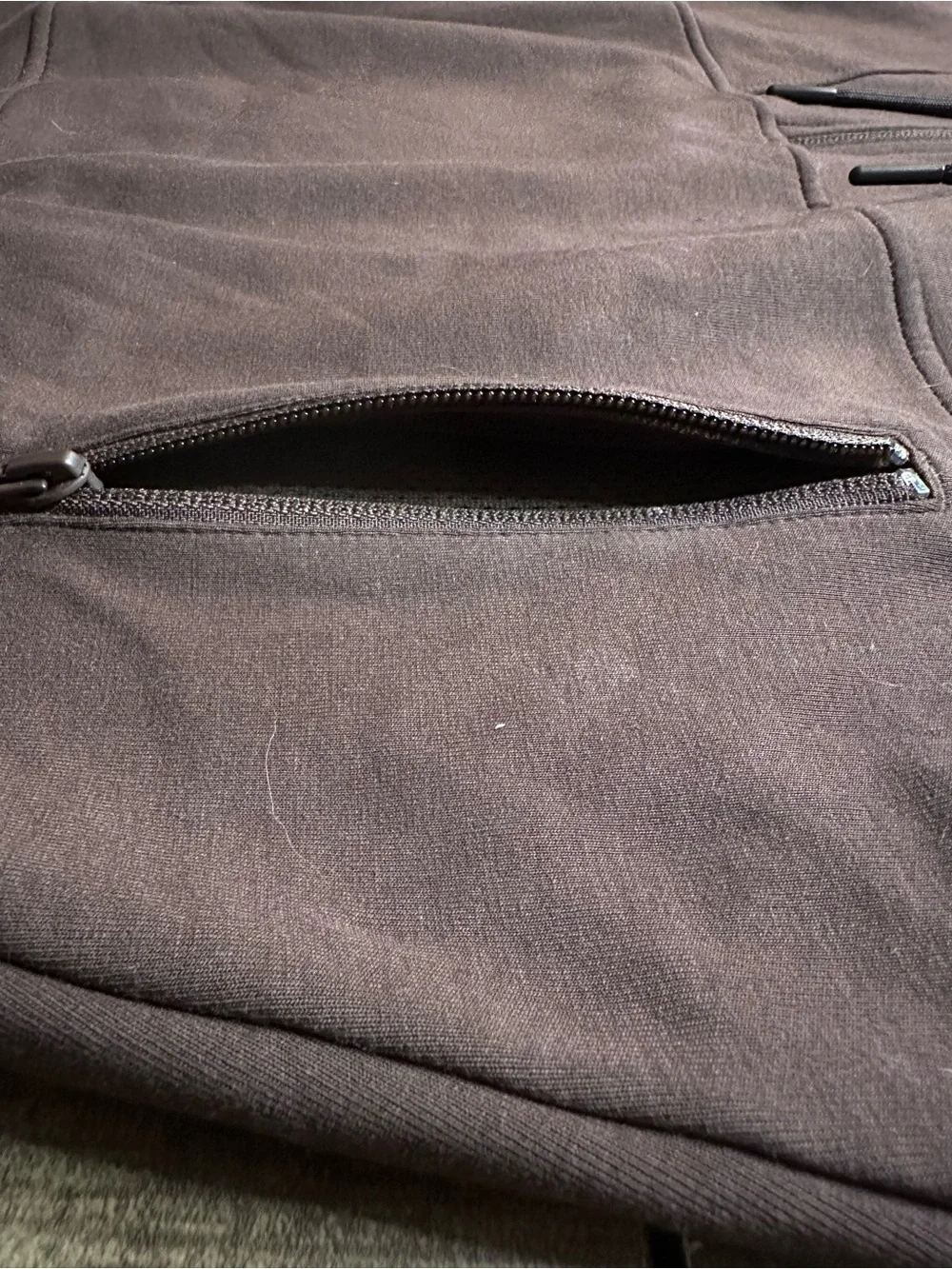 Old Navy Active Women's Medium Brown Quarter Zip Pullover Crop Sweatshirt
